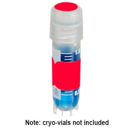 Diversified Biotech DirectThermal Tags (1.5x0.5") and Spot (3/8") Combo, Red, 500 sets/pk, 500PK 249404R